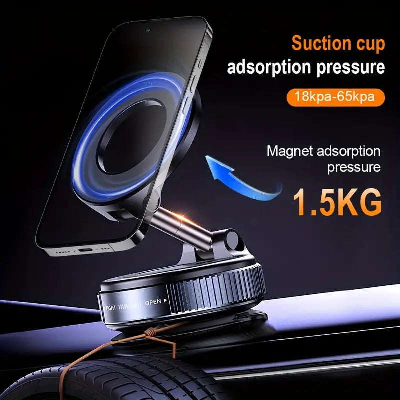 360° Rotating Magnetic Multipurpose Mobile Holder for Car & Laptop {Buy 1 Get 1 Free}