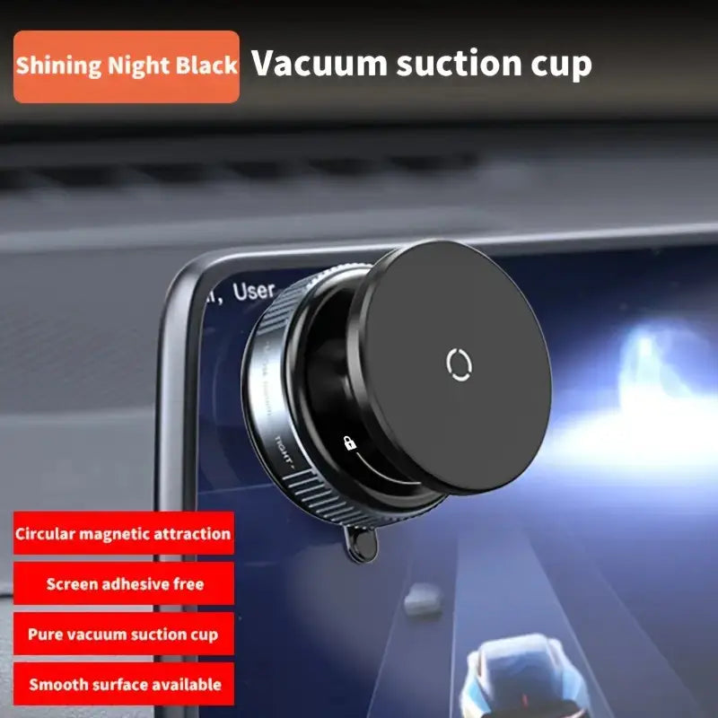 360° Rotating Locking Mechanism Magnetic Car Suction Cup Mobile Holder - Buy 1 Get 1 Free