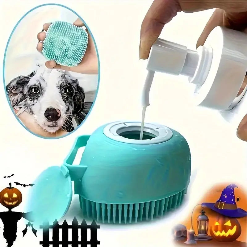 Multifunctional Silicone Pet Bath & Massage Brush - Pack of 5