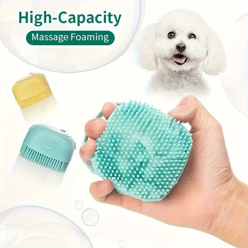 Multifunctional Silicone Pet Bath & Massage Brush - Pack of 5